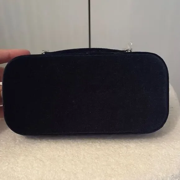 Swarovski navy suede with Crystal  jewelry Organizer - Picture 5 of 5